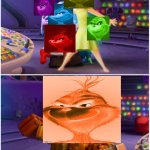 Inside Grinch (inside out Xmas edition) | image tagged in new emotion,inside out,xmas | made w/ Imgflip meme maker