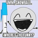 Umm snowball where's the funny