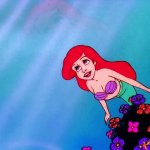 ariel swimming fast