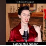 Cancel this season meme