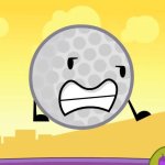 Weird BFDI Golf Ball Face