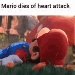 mario dies of heart attack