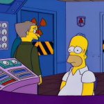 Homer Simpson, Sad At His Desk