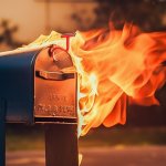 Mailbox fire