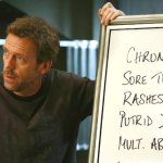 HOUSE MD Whiteboard