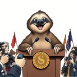 sloth press conference