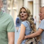 Trump turns Jill Biden's head