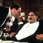 Monte Python Mr. Creosote a menu and a bucket