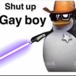 shut up gay boy meme