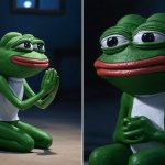 Pepe pray/greed