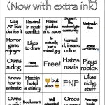 The real ink fell bingo meme