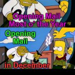 Christmas Time and Tools | Opening Mail 

Most o' the Year; Opening 

Mail; in December; Christmas Time 

and Tools; OzwinEVCG | image tagged in hans moleman knife,december,letters,packages,excitement,merry christmas | made w/ Imgflip meme maker