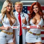 Trump Nurses Thumbs Up 1