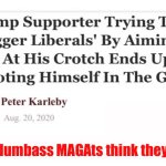 Dumbass MAGAts think they "won"