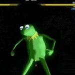 kermit power up GIF Template