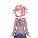 Natsuki smiling