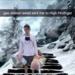 Gas station weed meme