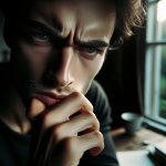 thinking of something