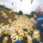 Minions falling