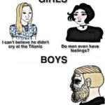 Girls vs boys sad