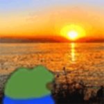 sunrise pepe frog