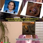 WereRabbitThump46 In A Nutshell | WereRabbitThump46 | image tagged in memes,they're the same picture | made w/ Imgflip meme maker