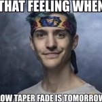 Low taper fade meme