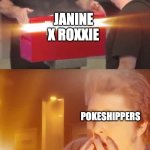 The only 'toxic' yuri I approve of. | JANINE X ROXXIE; POKESHIPPERS | image tagged in jontron,pokemon,shipping | made w/ Imgflip meme maker