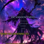 Idk and darkshadow announcement