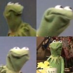 Kermit's weird day meme