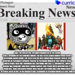 Breaking News | Plotagon News Hour; News; CARL THE COLLECTOR, THE MAIN CHARACTER OF THE SHOW ITSELF, SPEAKING UP THE EVIDENCE WHERE THE RED TEETH LEADER NAMED PENCIL NECK'S SPEECHING RAGED ABOUT THE 2024 FILM THE BEST CHRISTMAS PAGEANT EVER AT THE LOCATION OF PLOTAGON PLAYBACK THEATRE IN PLOTAGON WORLD AT FORT WORTH TEXAS.  WHEN PENCIL NECK DID THROWING HIS TANTRUMS AND CALL IT "OVERRATED", WHEN KLONOA HAS CONFRONT HIM OVER TAKING MOVIES THAT PENCIL NECK MENTION LIKE IT'S FROM HELL. CARL CRITICIZED PENCIL NECK FOR NOT LISTENING AND LYING WHEN UNTIL HE BEAT UP PENCIL NECK IN DUE TO HIS UNACCEPTABLE BEHAVIOR IN PLOTAGON WORLD AT FORT WORTH TEXAS. | image tagged in breaking news,the best christmas pageant ever,news,meme,carl the collector,mason velez | made w/ Imgflip meme maker