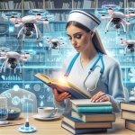 Drones nursing student