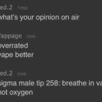 sigma male tip 258