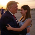 Donald Trump young teenage embracing JPP