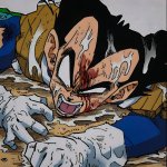 Vegeta Sweat and Blood