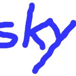 Sky tv logo template