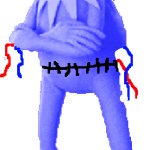 Withered Blue Kermert meme