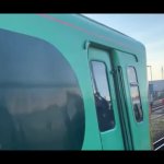 Train leaving station GIF Template