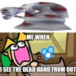 nothing has ever scared me more than the dead hand | ME WHEN; I SEE THE DEAD HAND FROM OOT | image tagged in link screaming,memes,zelda | made w/ Imgflip meme maker