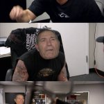 LA choppers staring kewlew meme