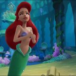 Princess Ariel very happy