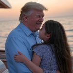 Donald Trump kissing little girl JPP Pedophile