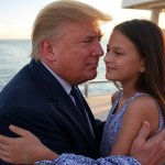 Donald Trump kissing little girl JPP