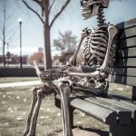 Waiting skeleton