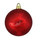 red grinch ornament