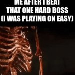 I'm mostly talking about Kronika from MK11 | ME AFTER I BEAT THAT ONE HARD BOSS (I WAS PLAYING ON EASY) | image tagged in gifs,mk11,terminator | made w/ Imgflip video-to-gif maker