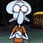 Nervous squidward template