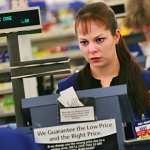 Walmart cashier