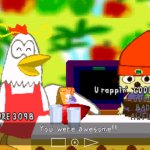 PaRappa survives Cool Mode