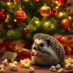 Hedgehog Christmas